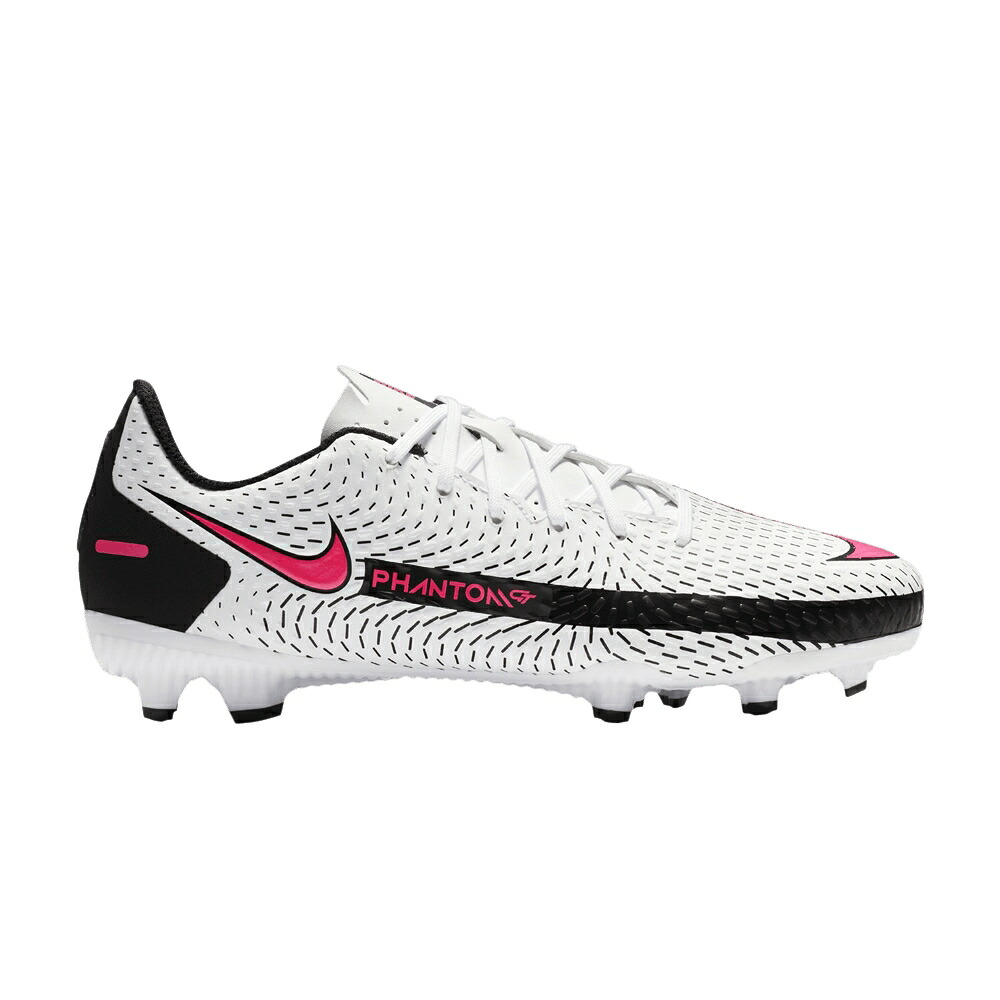 ナイキ アカデミー 白色 ホワイト 黒色 ブラック ピンク ブラスト 'DAYBREAK PACK' ジュニア キッズ NIKE PHANTOM GT ACADEMY FG MG GS / WHITE BLACK PINK BLAST ベビー マタニティ スニーカー｜スニケス