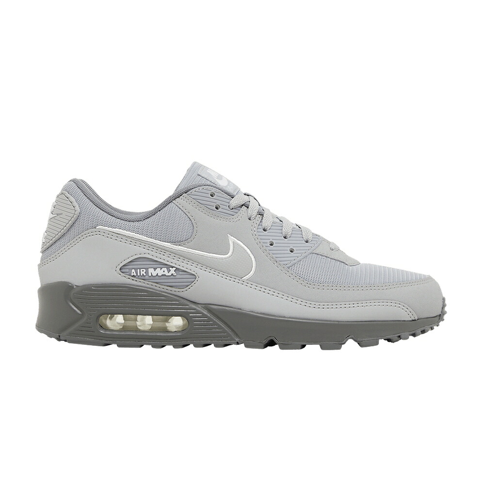 ナイキ マックス 薄墨色 薄墨色 冷やりとした 白いこと 白いこと エア湖マックス \u0027WOLF GREY\u0027 スニーカー メンズ NIKE AIR MAX 90 / WOLF GREY COOL GREY WHITE