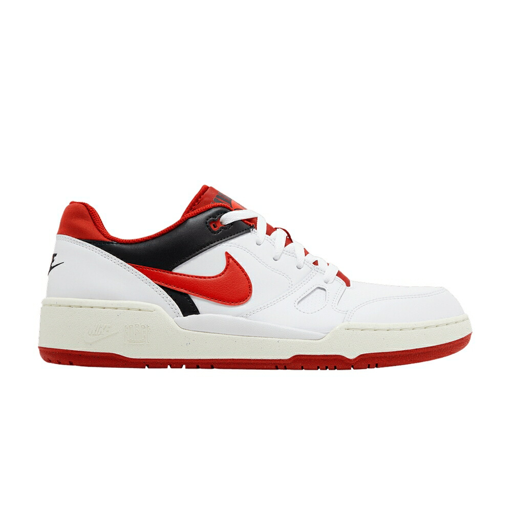 ナイキ 白いこと 白いこと 赤 赤いこと 黒いこと 黒いこと \u0027MYSTIC RED\u0027 スニーカー メンズ NIKE FULL FORCE LOW / WHITE MYSTIC RED BLACK SAIL