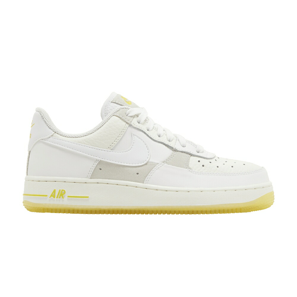 ナイキ 白いこと 白いこと 黄味がかった 黄み 空軍 \u0027UV REACTIVE\u0027 スニーカー レディース NIKE WMNS AIR FORCE 1 LOW / SUMMIT WHITE WHITE OPTI YELLOW レディース靴-スニーカー