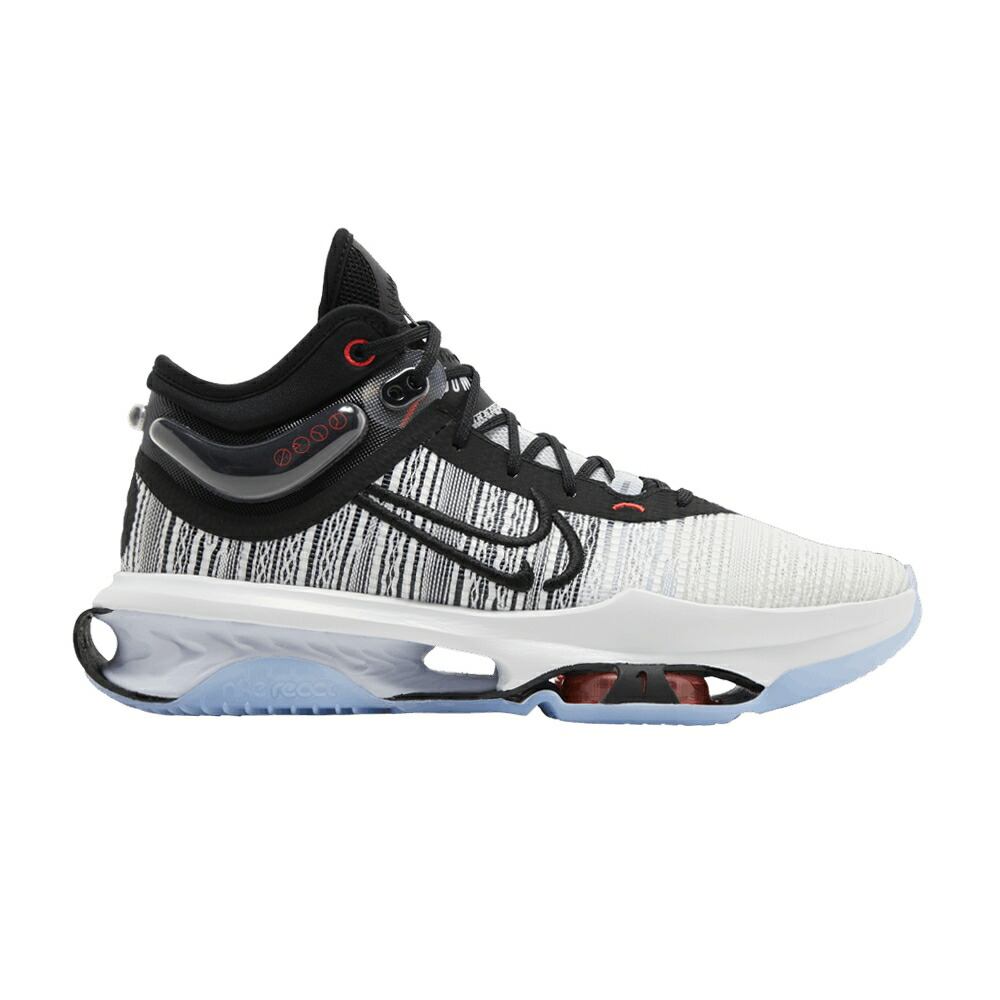 ナイキ ズーム 黒色 ブラック 白色 ホワイト 青色 ブルー WHITE BLACK スニーカー メンズ NIKE AIR ZOOM GT JUMP 2 / BLACK WHITE BLUE TINT BLACK