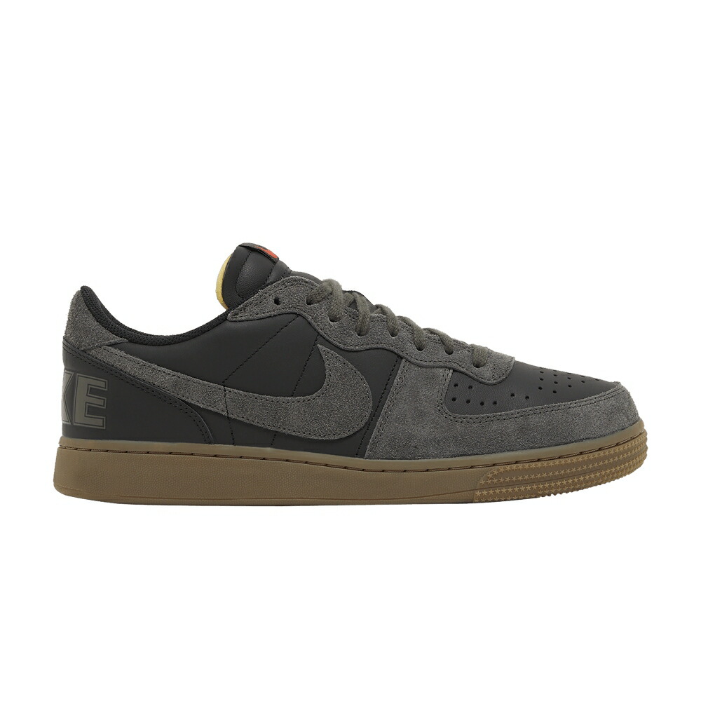 ナイキ ターミネーター 黒色 ブラック 茶色 ブラウン MEDIUM GUM スニーカー メンズ NIKE TERMINATOR LOW ASH / BLACK MEDIUM ASH GUM DARK BROWN