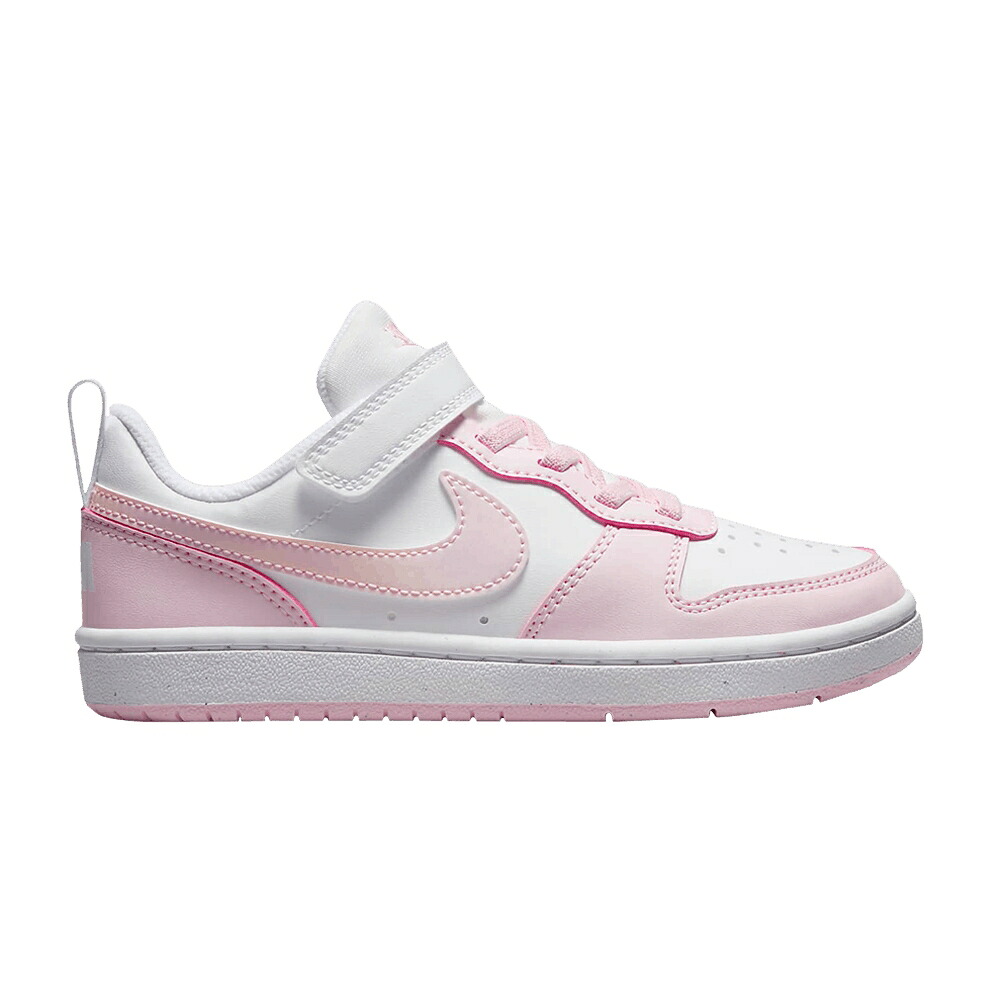 ナイキ コート 白色 ホワイト ピンク コートバーロウ 'PINK WHITE' ジュニア キッズ NIKE COURT BOROUGH LOW RECRAFT PS FOAM / WHITE PINK FOAM ベビー マタニティ スニーカー|スニケス