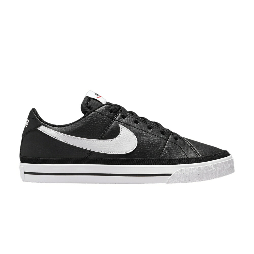 ナイキ コート レガシー 黒色 ブラック 白色 ホワイト チーム 橙 オレンジ 'BLACK WHITE' スニーカー レディース NIKE WMNS COURT LEGACY NEXT NATURE / BLACK WHITE VOLT TEAM ORANGE