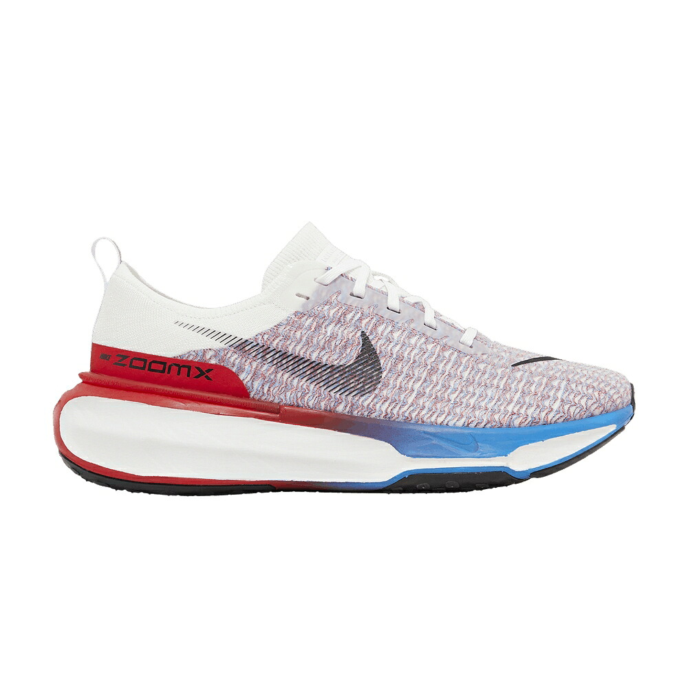 ナイキ 青色 ブルー 白色 ホワイト 赤 レッド 'WHITE RED' スニーカー メンズ NIKE ZOOMX INVINCIBLE 3 PHOTO BLUE / WHITE UNIVERSITY RED PHOTO BLUE
