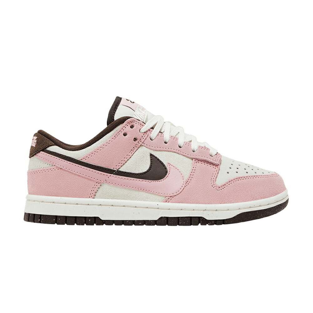 ナイキ ダンク スウッシュ スウォッシュ サクラ色 ダンクロー \u0027DOUBLE GLAZE\u0027 スニーカー レディース NIKE WMNS DUNK LOW SE SWOOSH - PINK / SAIL PINK GLAZE SAIL BAROQUE