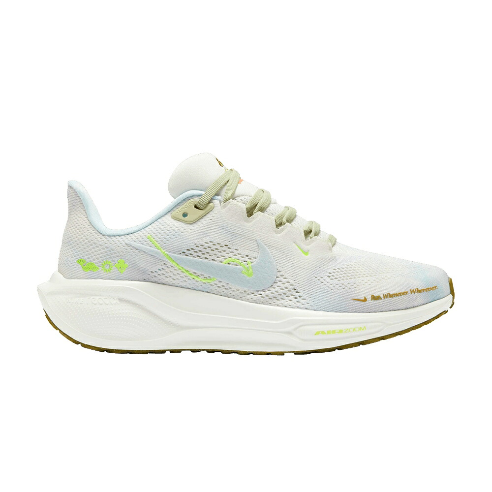 ナイキ ズーム ペガサス 青色 ブルー オリーブ ズームペガサス 'WHEREVER WHENEVER' スニーカー レディース NIKE WMNS AIR ZOOM PEGASUS 41 / SAIL GLACIER BLUE LIGHT OLIVE