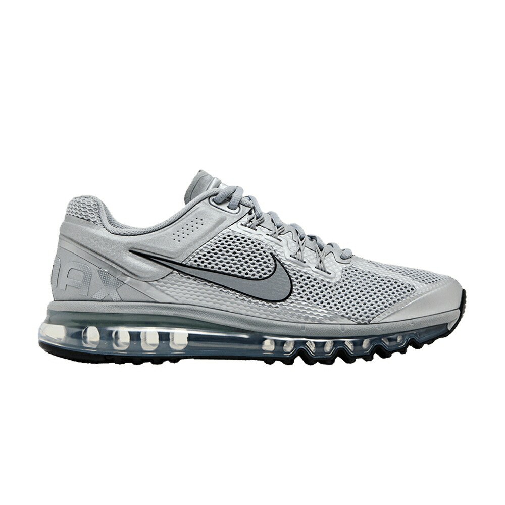 ナイキ マックス 銀色 シルバー 黒色 ブラック エアマックス METALLIC SILVER スニーカー メンズ NIKE AIR MAX 2013 / METALLIC SILVER BLACK FLAT
