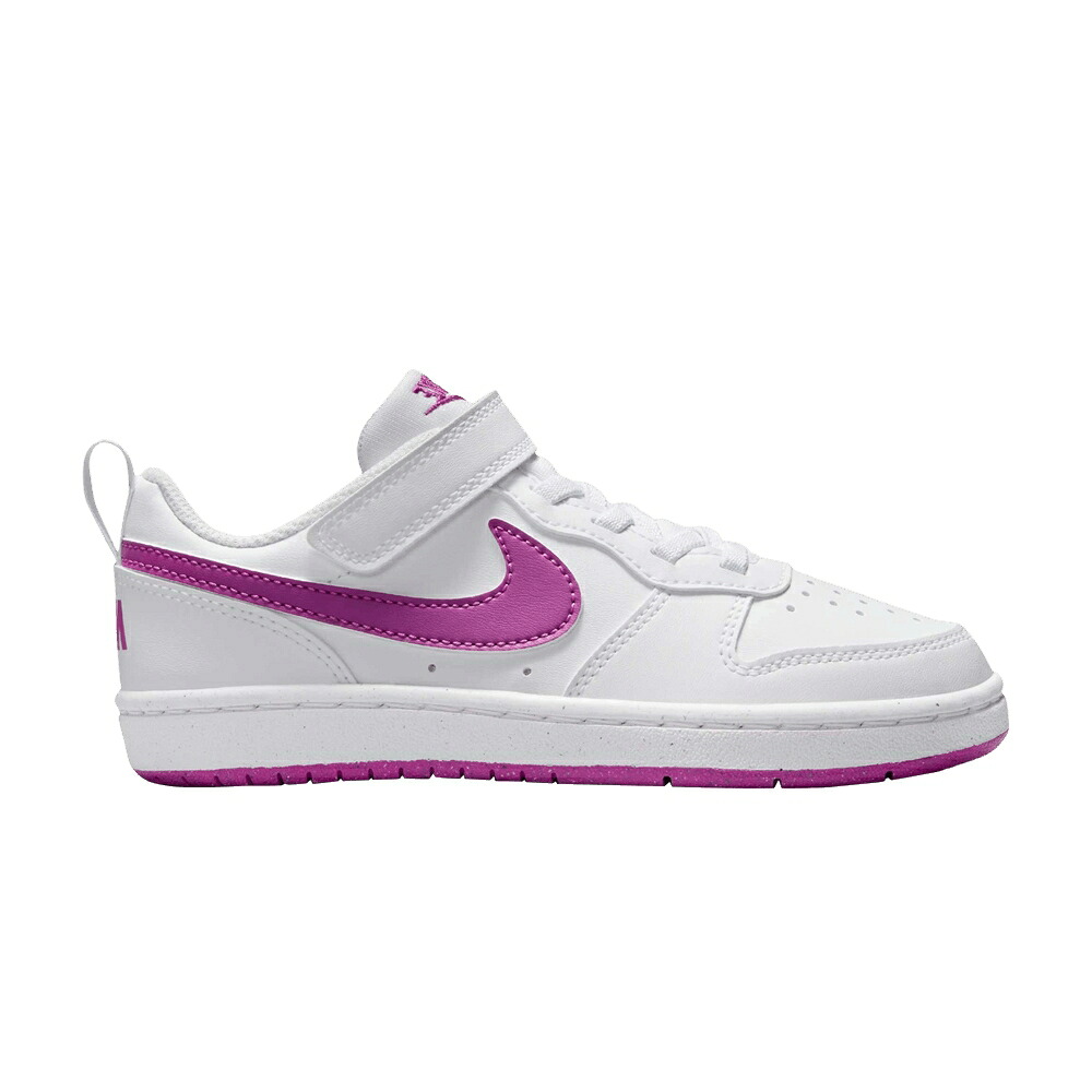 ナイキ 厚地の外套 白いこと 白いこと コートバーロウ \u0027WHITE FUCHSIA\u0027 御坊っちゃん キッズ NIKE COURT BOROUGH LOW RECRAFT なおなお書き HOT / WHITE HOT FUCHSIA もの言う花 マタニティ スニーカー