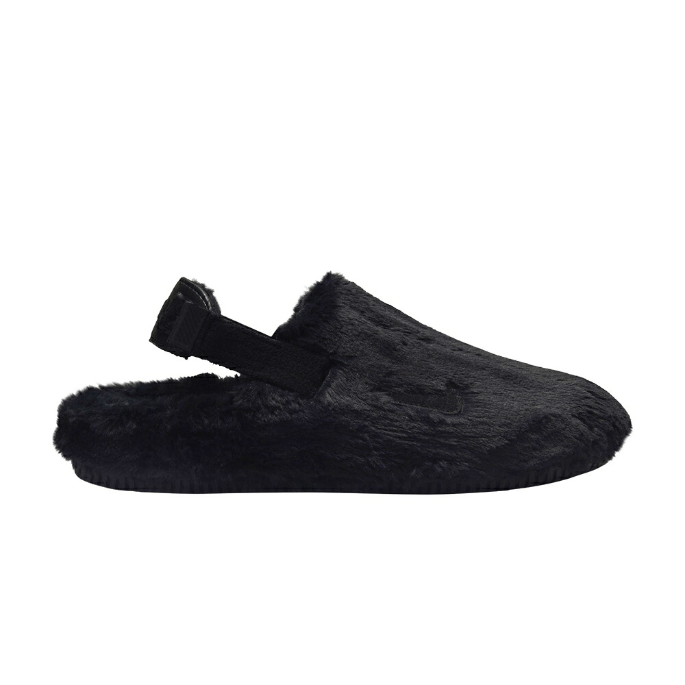 ナイキ 黒いこと 黒いこと \u0027TRIPLE FUR\u0027 スニーカー レディース NIKE WMNS CALM MULE SE BLACK / BLACK BLACK スニーカー-靴-レディース靴