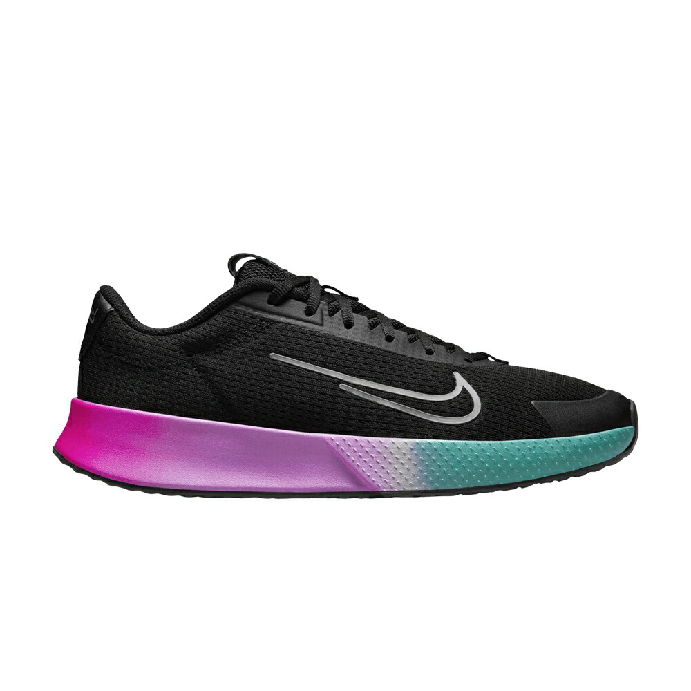ナイキ コート ライト プレミアム ディープ 黒色 ブラック 銀色 シルバー 'BLACK JUNGLE' スニーカー メンズ NIKE NIKECOURT VAPOR LITE 2 PREMIUM HC DEEP / BLACK METALLIC SILVER DEEP|スニケス