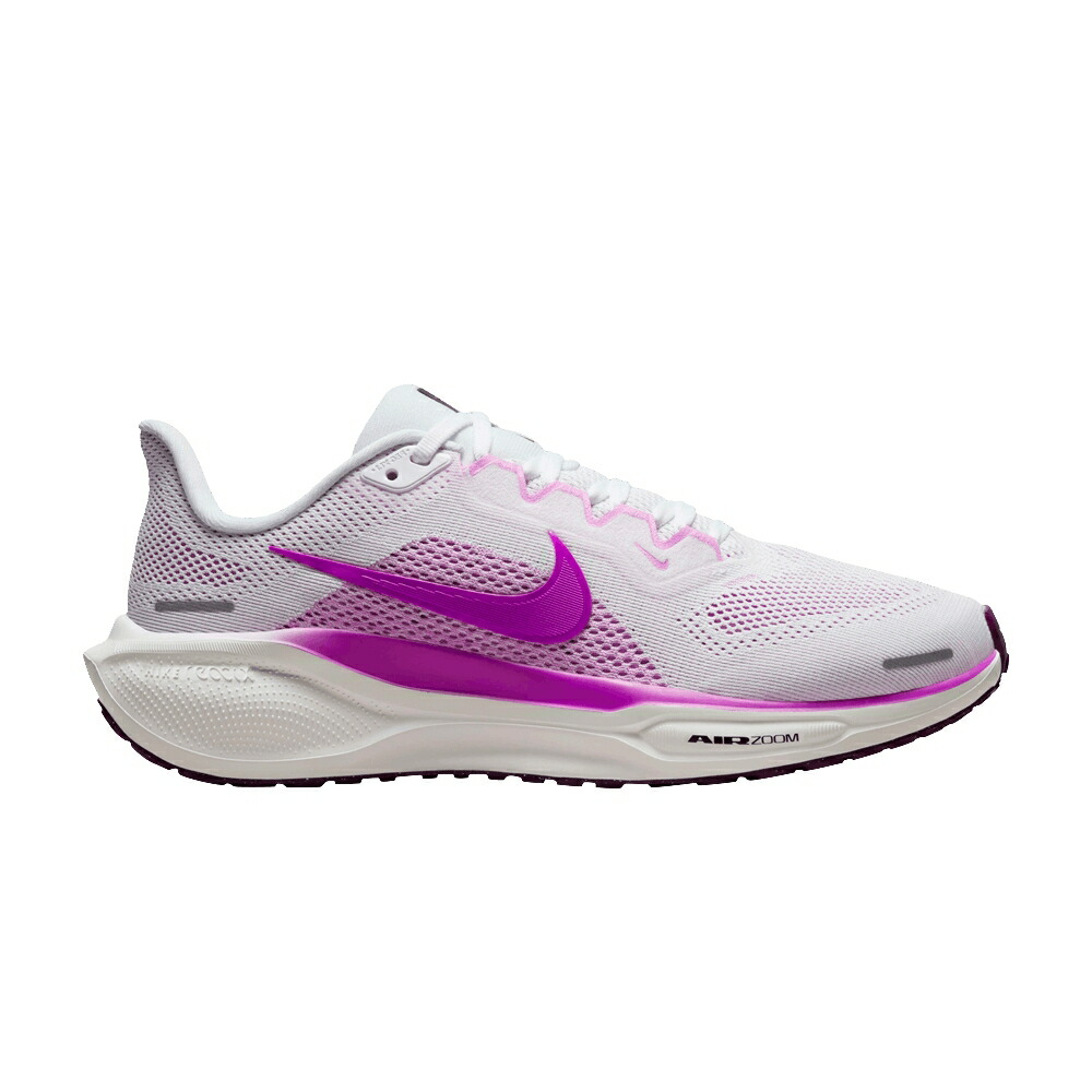 ナイキ ズーム ペガサス 白色 ホワイト 黒色 ブラック ピンク ズームペガサス WHITE VIOLET スニーカー レディース NIKE WMNS AIR ZOOM PEGASUS 41 HYPER / WHITE BLACK BEYOND PINK HYPER