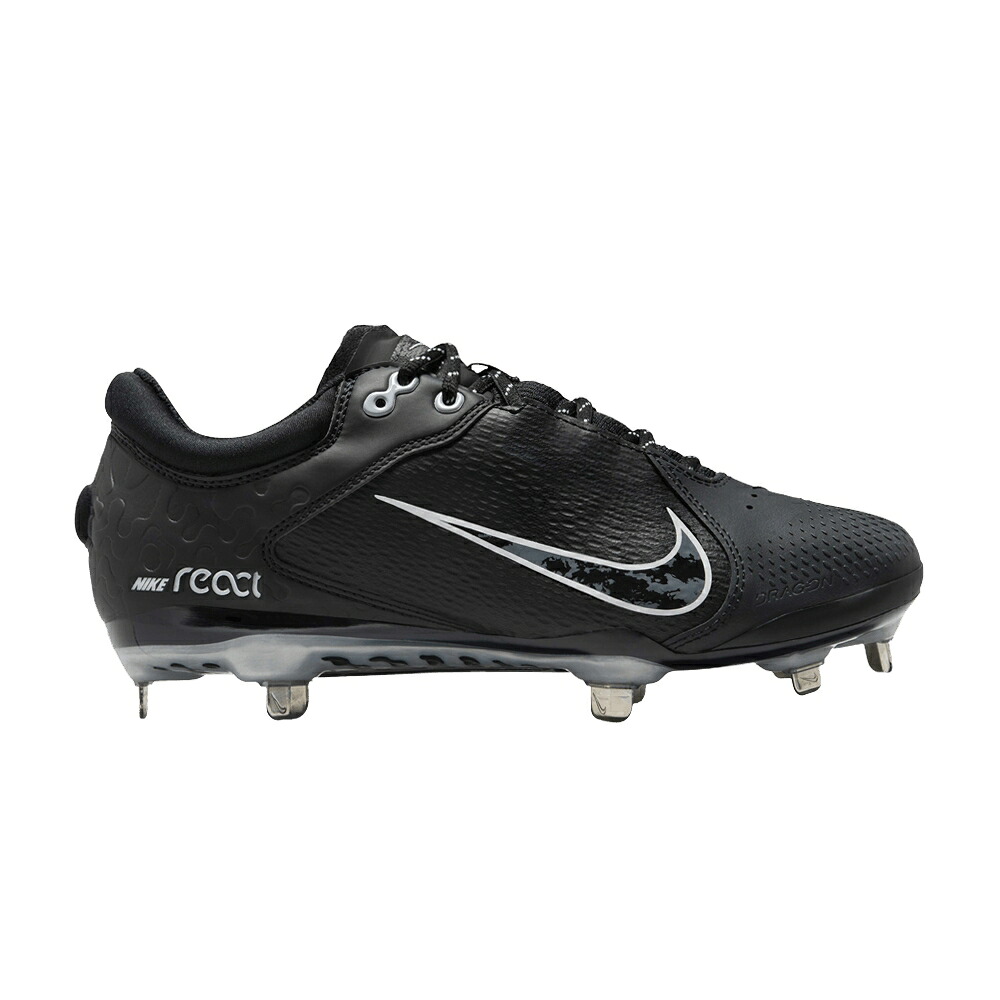 ナイキ エリート ピュア 黒色 ブラック 灰色 グレー プラチナム 'BLACK PLATINUM' スニーカー レディース NIKE WMNS HYPERDIAMOND 4 ELITE PURE / BLACK IRON GREY PURE PLATINUM