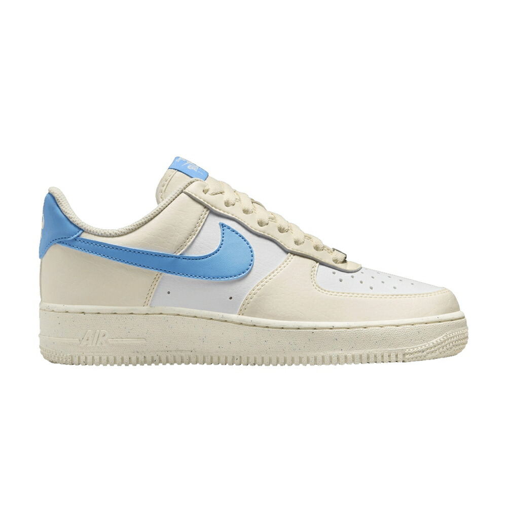 ナイキ 象牙色 青味 青み 空軍 \u002707 \u0027PALE BLUE\u0027 スニーカー レディース NIKE WMNS AIR FORCE 1 NEXT NATURE IVORY UNIVERSITY / PALE IVORY SAIL UNIVERSITY BLUE