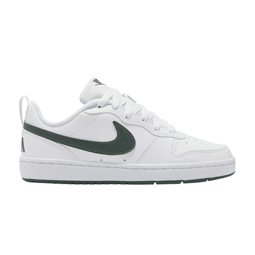 ナイキ コート ビンテージ ヴィンテージ 白色 ホワイト 緑 グリーン コートバーロウ 'WHITE GREEN' ジュニア キッズ NIKE COURT BOROUGH LOW RECRAFT GS VINTAGE / WHITE VINTAGE GREEN ベビー マタニティ スニ