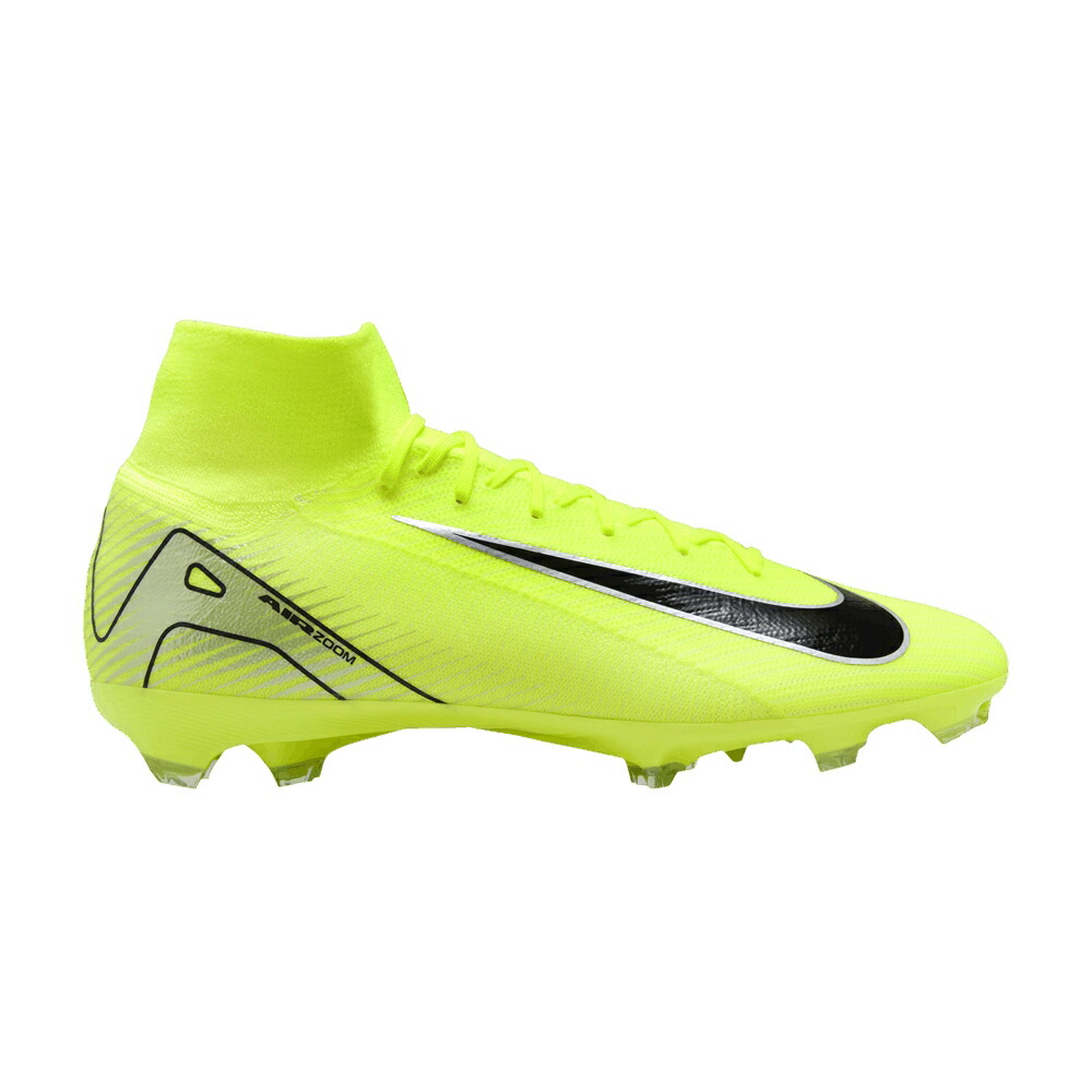 ナイキ ズーム プロ 黒色 ブラック 'MAD PACK' スニーカー メンズ NIKE ZOOM MERCURIAL SUPERFLY 10 PRO FG VOLTAGE / VOLT BLACK