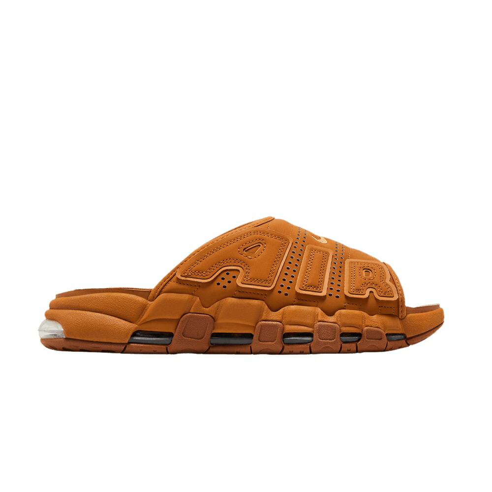 ナイキ 引き上げるペース サンダル ウィート エアモアアップテンポ モアテン \u0027FLAX\u0027 スニーカー メンズ NIKE AIR MORE UPTEMPO SLIDE / WHEAT FLAX