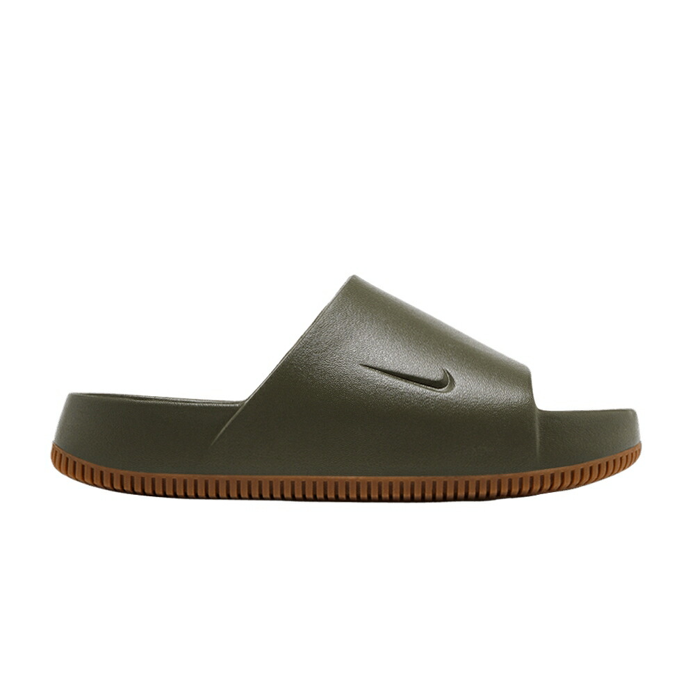 ナイキ サンダル オリーブ 茶色 ブラウン MEDIUM GUM スニーカー メンズ NIKE CALM SLIDE OLIVE / MEDIUM OLIVE GUM MEDIUM BROWN