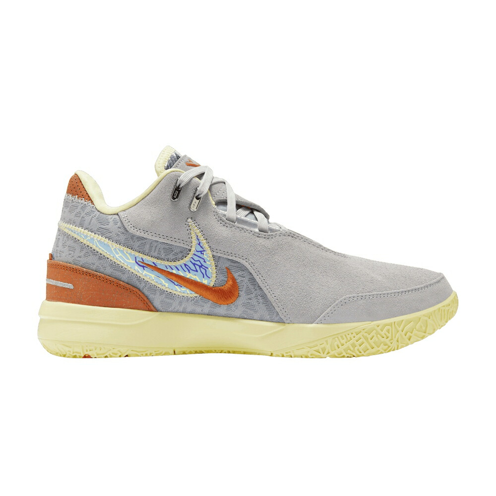 ナイキ ズーム レブロン 灰色 グレー 橙 オレンジ HOPE スニーカー メンズ NIKE TITAN X ZOOM LEBRON NXXT GEN AMPD EP / WOLF GREY CAMPFIRE ORANGE PALE