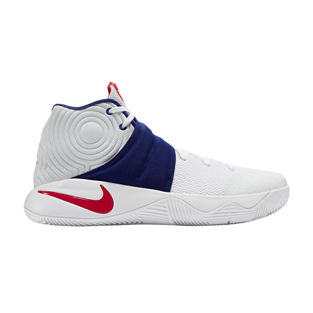 ナイキ カイリー 白色 ホワイト 赤 レッド ディープ USA スニーカー メンズ NIKE KYRIE 2 EP / WHITE UNIVERSITY RED DEEP ROYAL