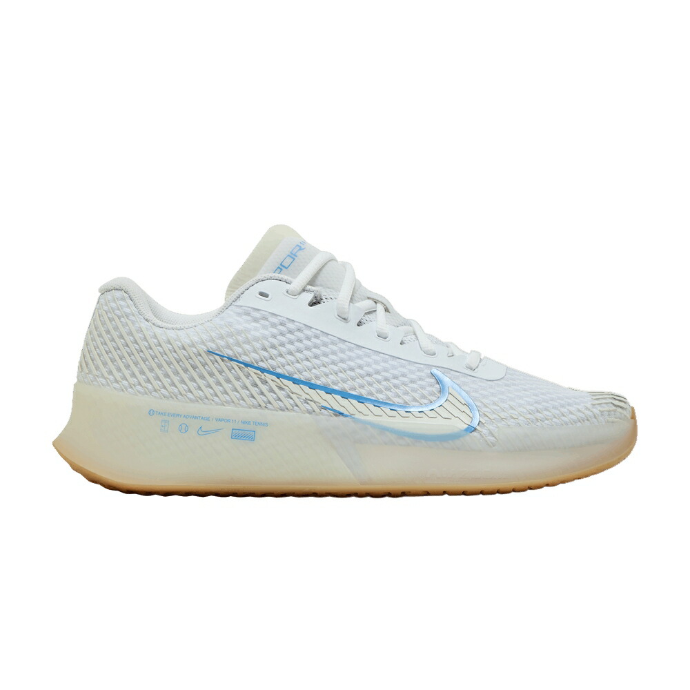 ナイキ コート ズーム 青色 ブルー 白色 ホワイト WHITE GUM スニーカー メンズ NIKE NIKECOURT AIR ZOOM VAPOR 11 HC LIGHT BLUE / WHITE LIGHT BLUE SAIL GUM LIGHT