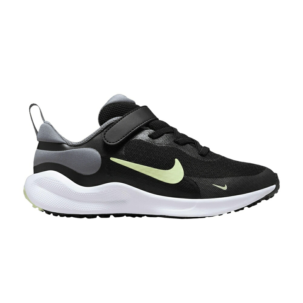 ナイキ レボリューション 黒色 ブラック 灰色 グレー 白色 ホワイト 'BLACK VOLT' ジュニア キッズ NIKE REVOLUTION 7 PS BARELY / BLACK SMOKE GREY WHITE BARELY ベビー マタニティ スニーカー 27,495円