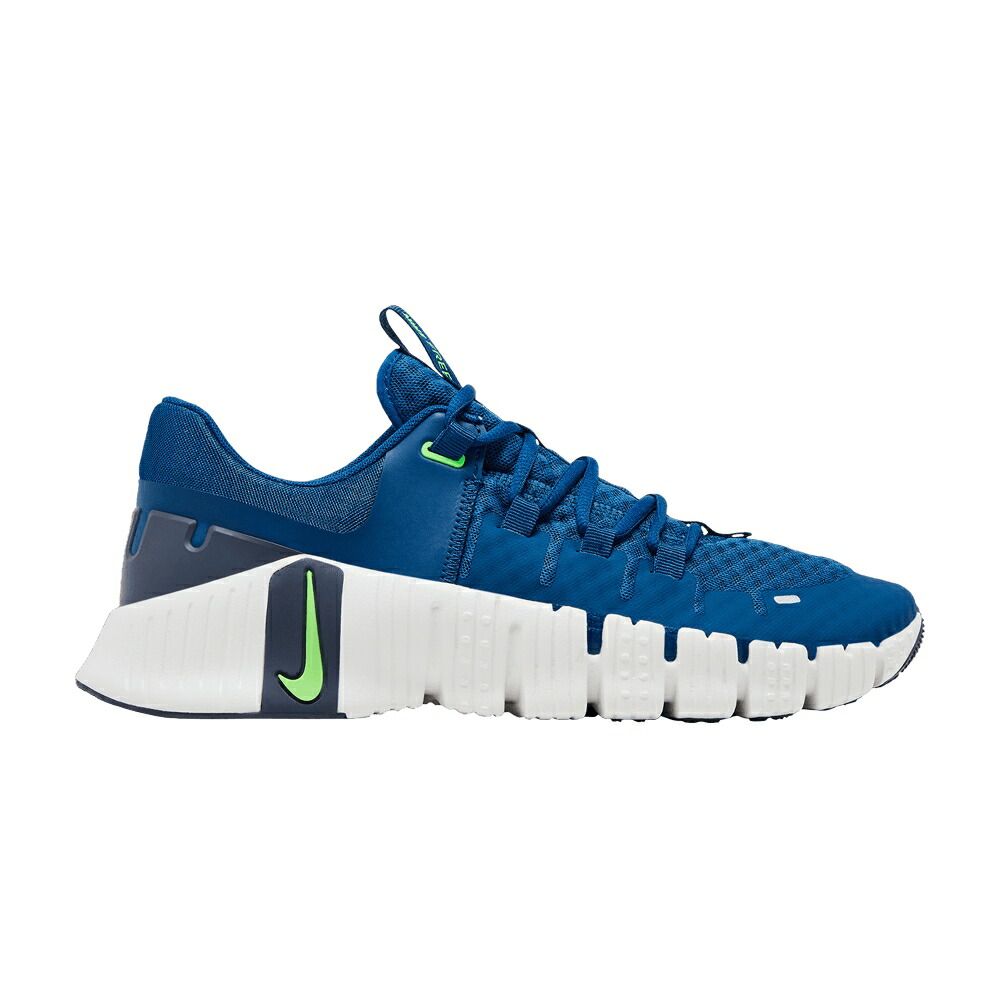 ナイキ 無償性 厚地の外套 青み 青色 サンダー プラチナム \u0027COURT BLUE\u0027 スニーカー メンズ NIKE FREE METCON 5 / COURT BLUE THUNDER BLUE PLATINUM