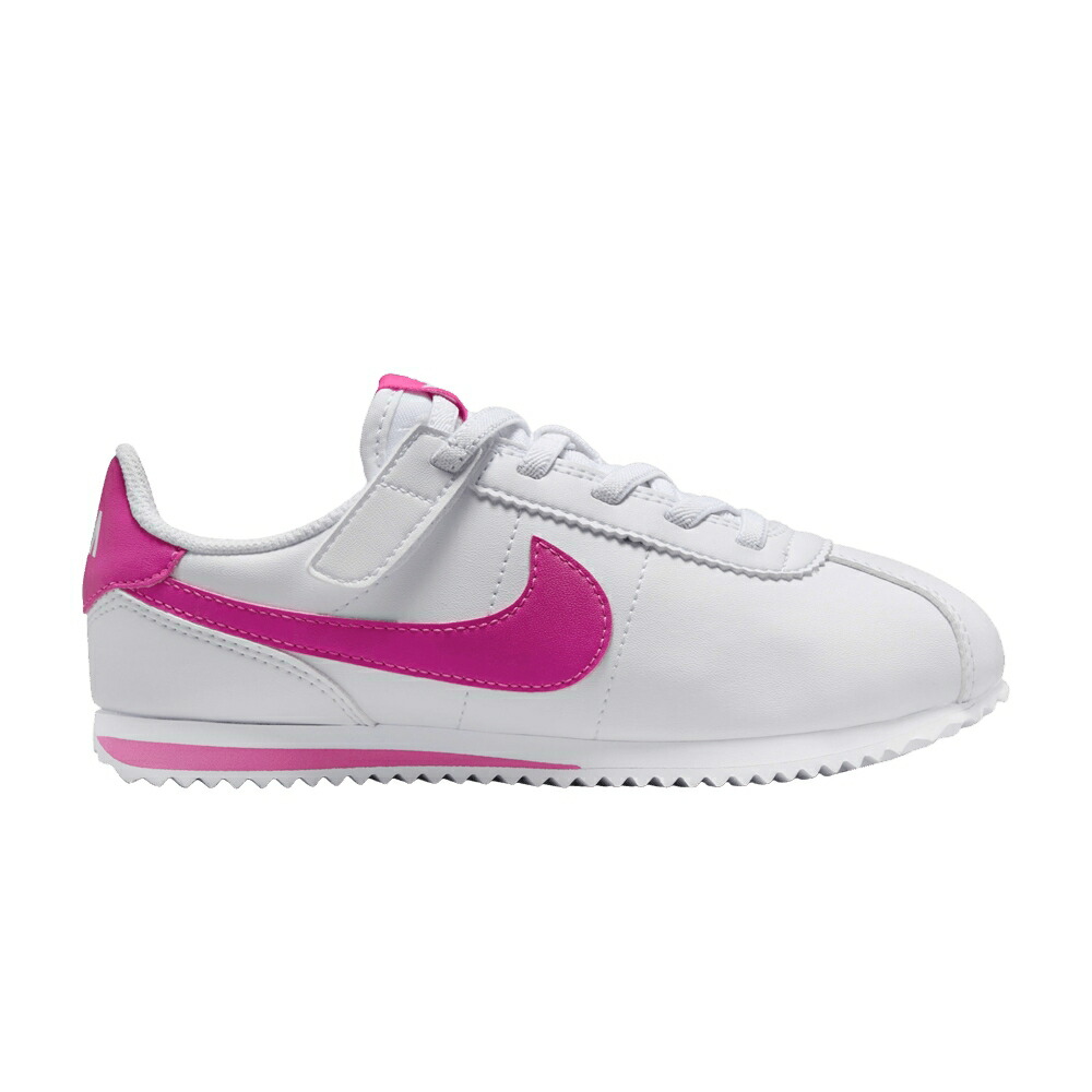 ナイキ コルテッツ レーザ 白いこと 白いこと \u0027WHITE FUCHSIA\u0027 御坊っちゃん キッズ NIKE CORTEZ EASYON なおなお書き LASER / WHITE LASER FUCHSIA もの言う花 マタニティ スニーカー