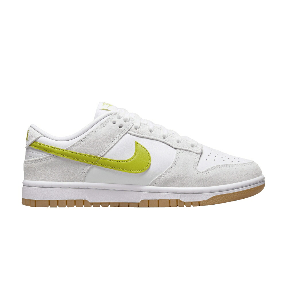 ナイキ ダンク 白色 ホワイト 黄色 イエロー ダンクロー 'BRIGHT CACTUS' スニーカー レディース NIKE WMNS DUNK LOW / WHITE GUM YELLOW BRIGHT CACTUS