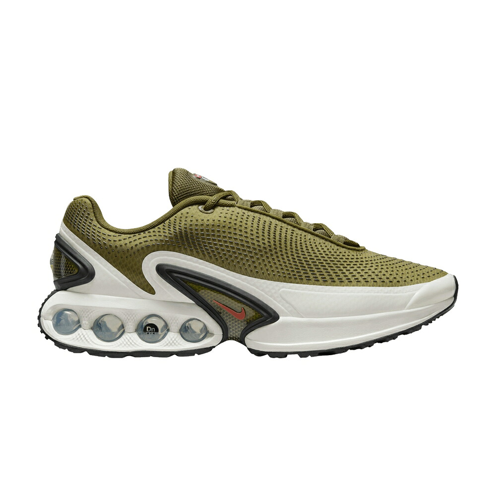 ナイキ マックス オリーブ 赤 レッド 黒色 ブラック エアマックス 'OLIVE FLAK' スニーカー メンズ NIKE AIR MAX DN / OLIVE FLAK GYM RED BLACK SUMMIT