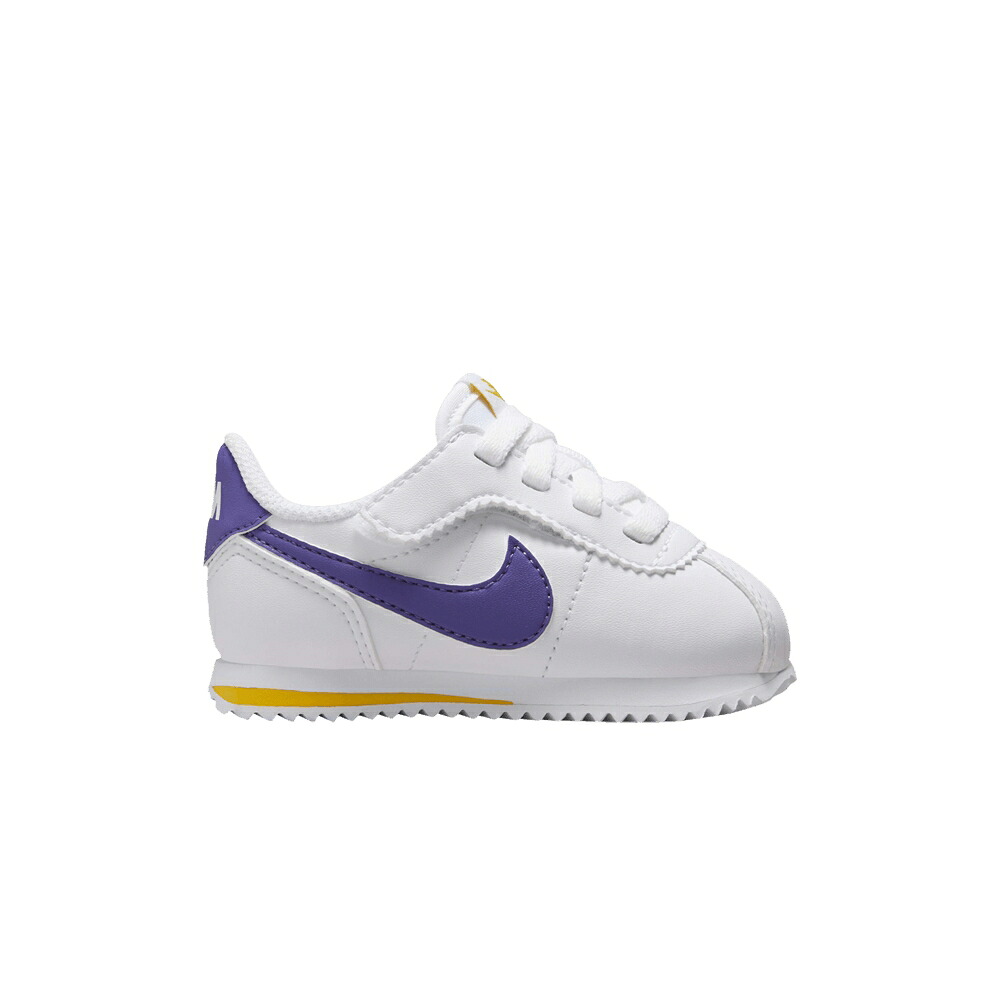 ナイキ コルテッツ 白色 ホワイト 'LAKERS' ベビー NIKE CORTEZ EASYON TD / WHITE VARSITY MAIZE VARSITY｜スニケス 28,008円
