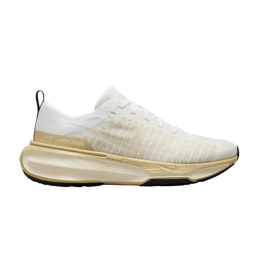 ナイキ ラン フライニット 白色 ホワイト 'SESAME MILK' スニーカー メンズ NIKE ZOOMX INVINCIBLE RUN FLYKNIT 3 COCONUT / WHITE SESAME ANTHRACITE COCONUT｜スニケス