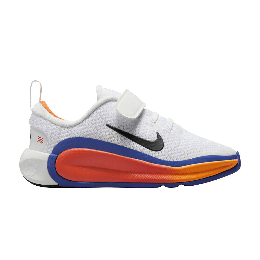 ナイキ フローレス 橙 オレンジ 白色 ホワイト 青色 ブルー 'WHITE BLUE' ジュニア キッズ NIKE INFINITY FLOW PS TOTAL ORANGE / WHITE ASTRONOMY BLUE TOTAL ベビー マタニティ スニーカー|スニケス
