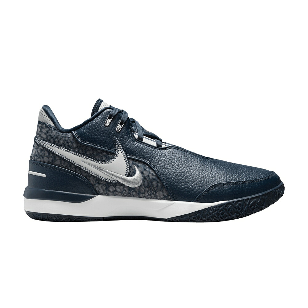 ナイキ ズーム レブロン 紺色 ネイビー 'ARMORY NAVY' スニーカー メンズ NIKE ZOOM LEBRON NXXT GEN AMPD / ARMORY NAVY FLAT PEWTER METALLIC