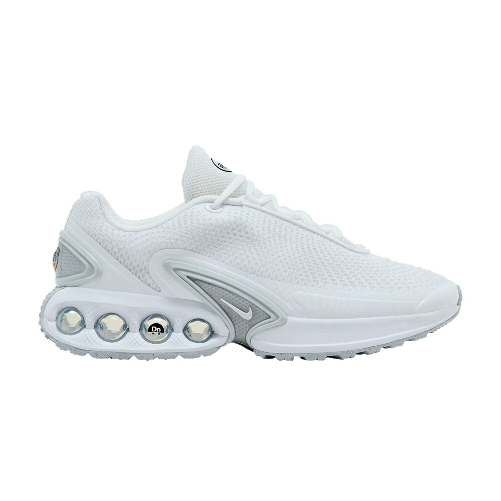 ナイキ マックス 白色 ホワイト 銀色 シルバー ピュア エアマックス 'WHITE SILVER' スニーカー レディース NIKE WMNS AIR MAX DN METALLIC / WHITE METALLIC SILVER PURE|スニケス