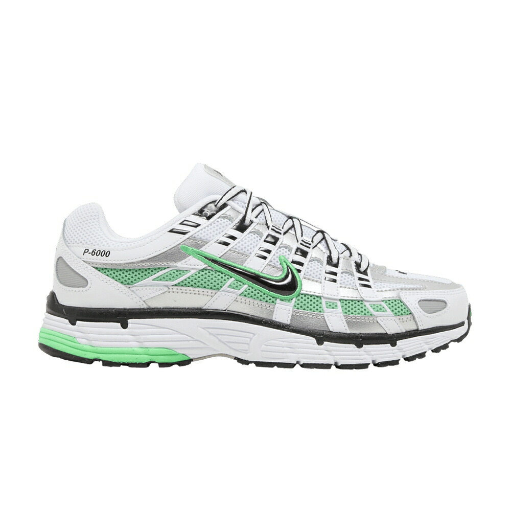 ナイキ スプリング 白色 ホワイト 銀色 シルバー 'WHITE GREEN' スニーカー メンズ NIKE P-6000 SPRING / WHITE METALLIC SILVER SPRING