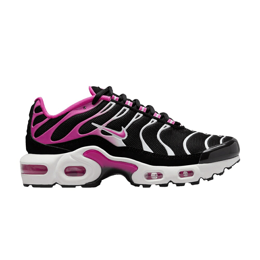 ナイキ マックス レーザ 黒いこと 黒いこと 白いこと 白いこと エアマックスプラス \u0027BLACK FUCHSIA\u0027 御坊っちゃん キッズ NIKE AIR MAX PLUS GS LASER / BLACK WHITE LASER FUCHSIA もの言う花 マタニティ スニーカー キッズファッション-キッズ・ベビー・マタニティ-靴
