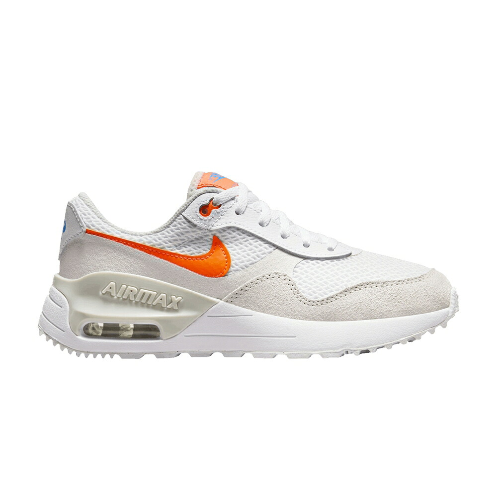 ナイキ マックス 白いこと 白いこと 大気圏マックス \u0027WHITE ORANGE\u0027 お坊っちゃん キッズ NIKE AIR MAX SYSTM GS TOTAL / WHITE PHANTOM PHOTON DUST TOTAL もの言う花 マタニティ スニーカー