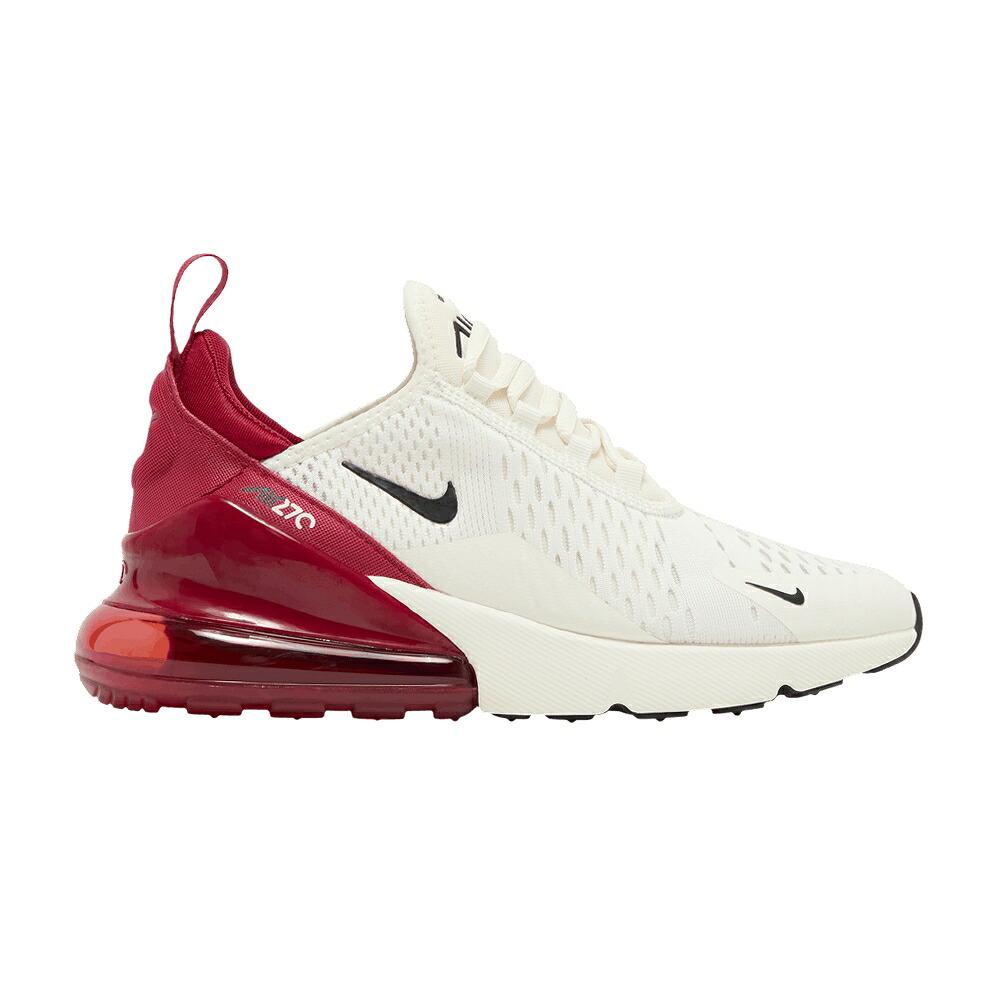 ナイキ マックス 赤 赤いこと 黒いこと 黒いこと エア湖マックス \u0027SAIL RED\u0027 スニーカー レディース NIKE WMNS AIR MAX 270 GYM / GYM RED BLACK SAIL