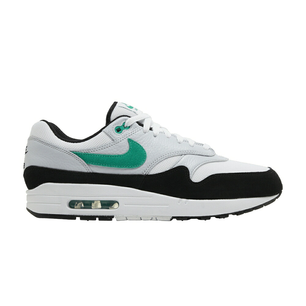 ナイキ マックス スタジアム 白色 ホワイト ピュア プラチナム 黒色 ブラック エアマックス 'BLACK GREEN' スニーカー メンズ NIKE AIR MAX 1 STADIUM / WHITE PURE PLATINUM BLACK|スニケス