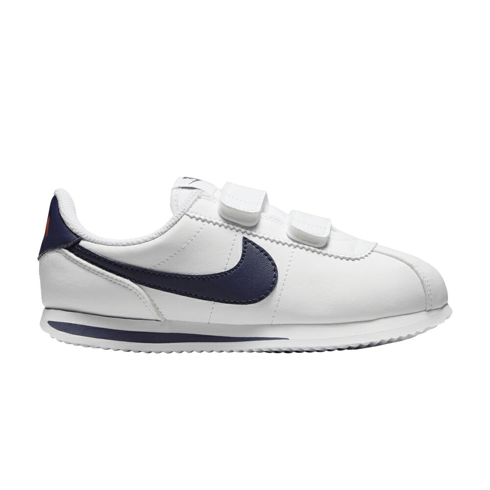 ナイキ コルテッツ 白色 ホワイト 赤 レッド メタル 銀色 シルバー WHITE INDIGO スニーカー メンズ NIKE CORTEZ BASIC SL PSV NEUTRAL / WHITE HABANERO RED METAL SILVER