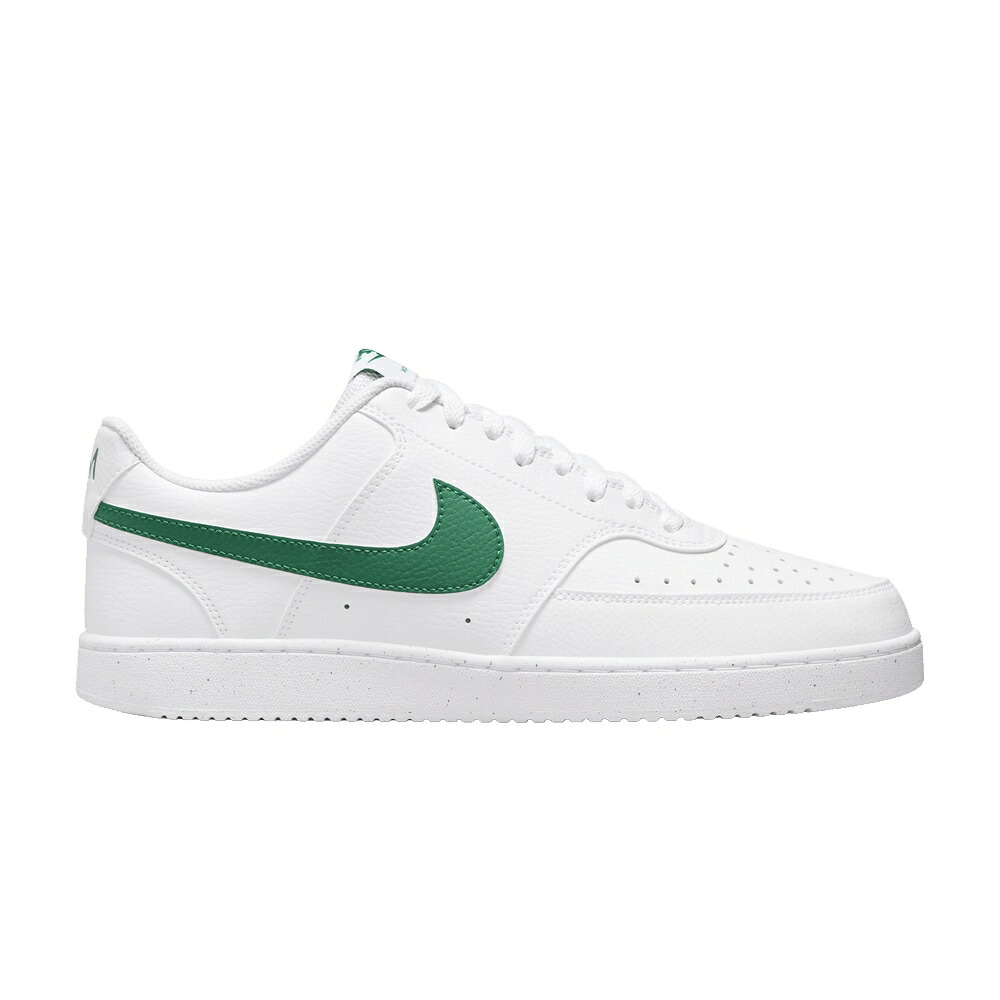 ナイキ コート 白色 ホワイト 'WHITE MALACHITE' スニーカー メンズ NIKE COURT VISION LOW NEXT NATURE / WHITE WHITE MALACHITE|スニケス