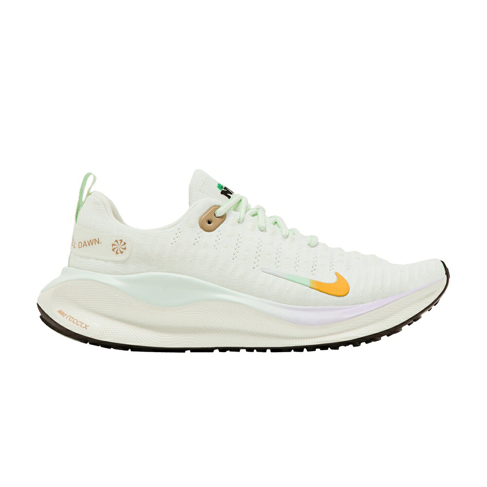 ナイキ 幽客 白いこと 白いこと 緑 緑であること \u0027WHITE GREEN\u0027 スニーカー レディース NIKE WMNS REACTX INFINITY RUN 4 VAPOR / WHITE SAIL VAPOR GREEN MULTI スニーカー-靴-レディース靴