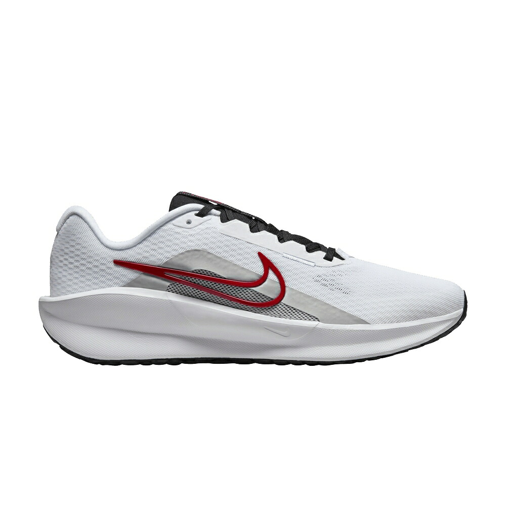 ナイキ サーティーン ファイア 白色 ホワイト 灰色 グレー 黒色 ブラック 'WHITE RED' スニーカー メンズ NIKE DOWNSHIFTER 13 FIRE / WHITE LIGHT SMOKE GREY BLACK|スニケス