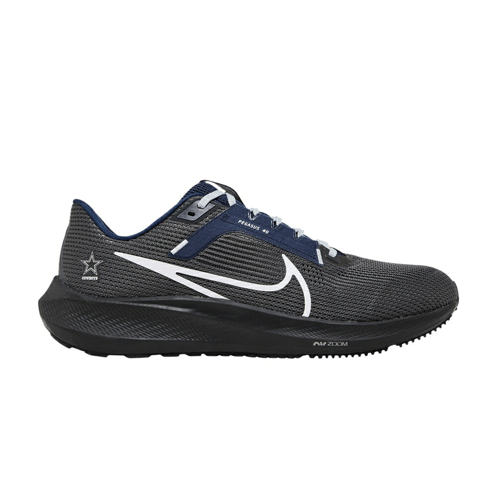 ナイキ ズーム ペガサス カレッジ 紺色 ネイビー ズームペガサス 'ダラス カウボーイズ' スニーカー メンズ NIKE NFL X AIR ZOOM PEGASUS 40 'DALLAS COWBOYS' / ANTHRACITE COLLEGE NAVY METALLIC|スニケス