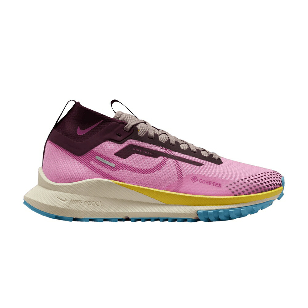 ナイキ リアクト ペガサス ゴアテックス ナイト ピンク マルーン PINK MAROON スニーカー レディース NIKE WMNS REACT PEGASUS TRAIL 4 GORE-TEX SPELL NIGHT / PINK SPELL NIGHT MAROON COCONUT