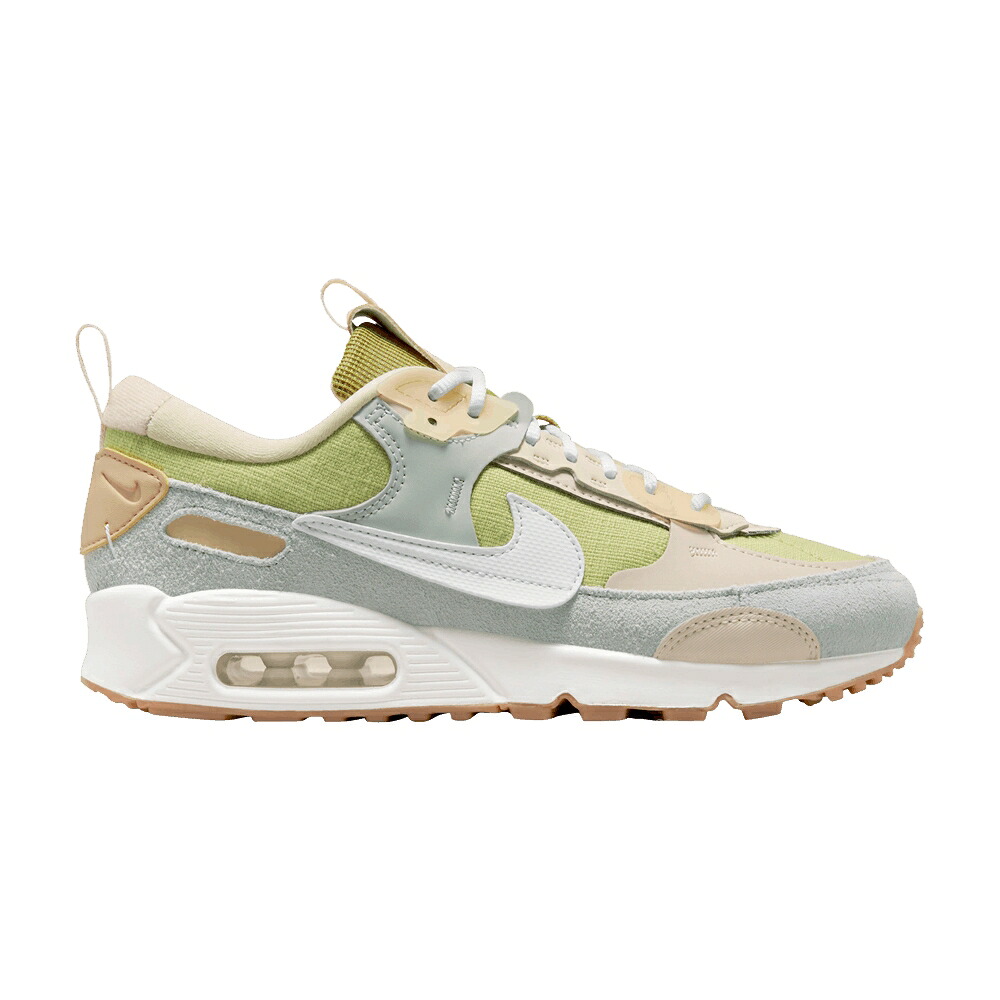 ナイキ マックス ゴールド 白色 ホワイト エアマックス 'BUFF SILVER' スニーカー レディース NIKE WMNS AIR MAX 90 FUTURA GOLD LIGHT / BUFF GOLD SUMMIT WHITE LIGHT｜スニケス