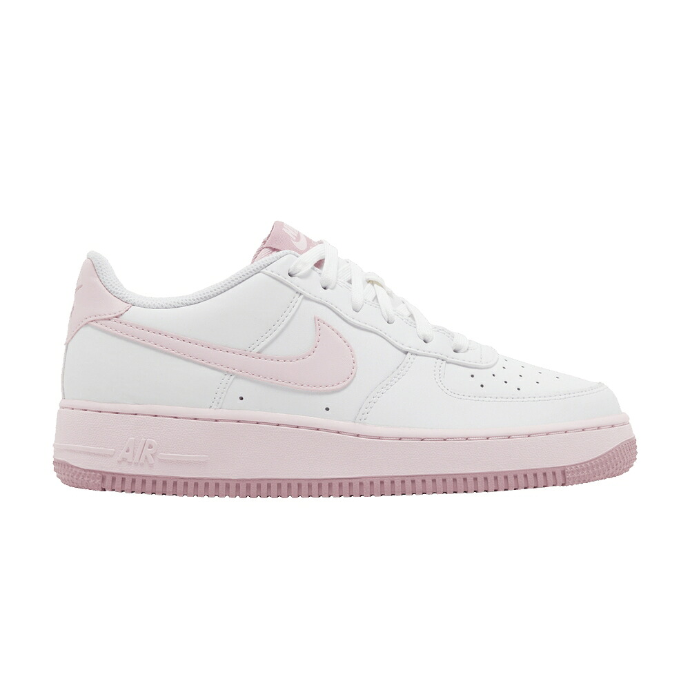 ナイキ 白色 ホワイト ピンク エアフォース 'VALENTINE'S 2024' ジュニア キッズ NIKE AIR FORCE 1 GS DAY / WHITE PINK FOAM ELEMENTAL PINK ベビー マタニティ スニーカー｜スニケス
