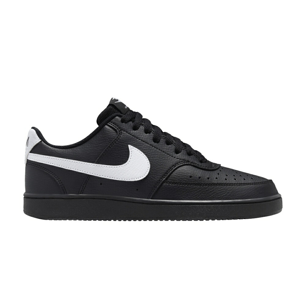 ナイキ 厚地の外套 黒いこと 黒いこと 白いこと 白いこと \u0027BLACK WHITE\u0027 スニーカー メンズ NIKE COURT VISION LOW / BLACK BLACK WHITE メンズ靴-スニーカー-靴