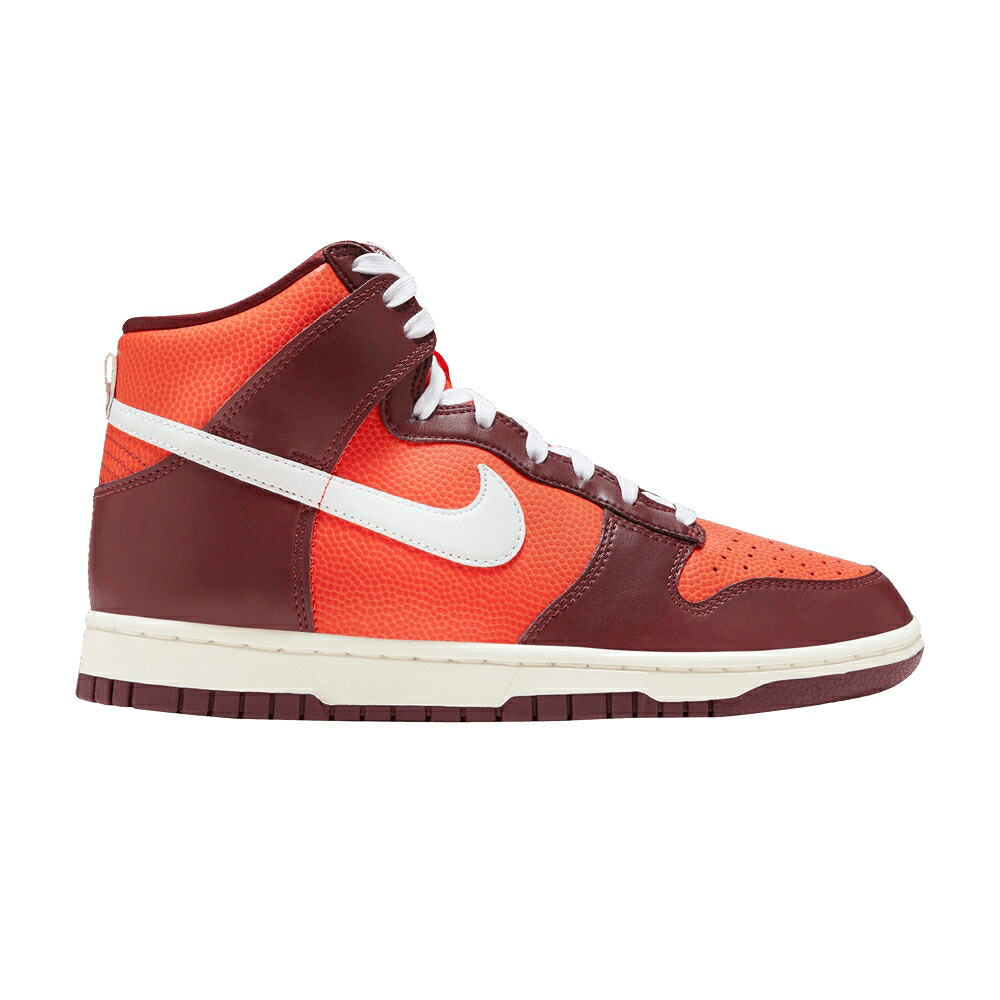 ナイキ ダンク ハイ ディープ マルーン チーム 橙 オレンジ ダンクハイ 'BE SCHOOL' スニーカー レディース NIKE WMNS DUNK HIGH TRUE TO HER / DEEP MAROON TEAM ORANGE SAIL|スニケス